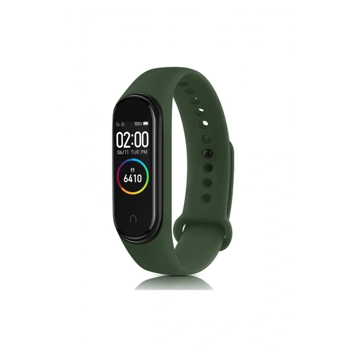 Durukar®   Mi Band 7 Klasik Kordon - Haki Yeşil