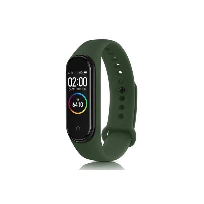 Durukar®   Mi Band 7 Klasik Kordon - Haki Yeşil