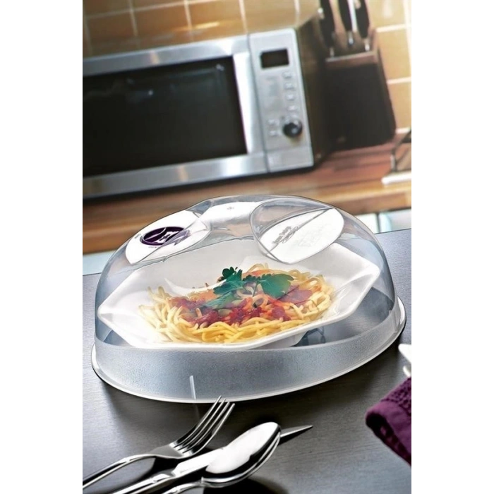 Durukar® Mikrodalga Fırın Koruyucu Sızdırmaz Gıda Koruyucu Dayanıklı Yiyecek Isıtma Kapağı