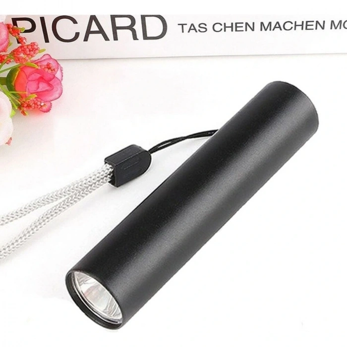 Durukar® Mini Cep Boy USB İle Şarj Olan Oje Kurutucu Sahte Para Kontol LED UV Mor Işık El Feneri