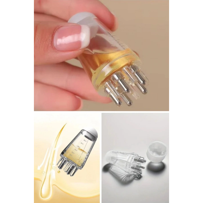 Durukar® Mini Saç Derisi ve Cilt Bakım Serum Aplikatörü Saç Serum Şişesi