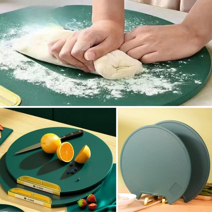 Durukar® Kitchen Vegetable, Fruit, Meat, Fish, Bread Chopping Cutting Board with Stand