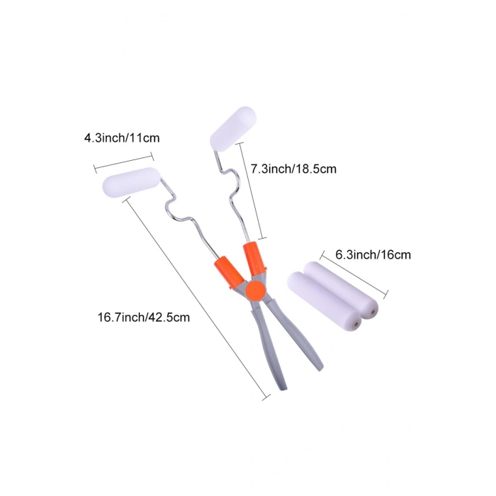 Durukar® Nano Süngerli Damlatmaz Mobilya ve Duvar Boyama Rulosu Hem Köşe Hem Düz Zemin