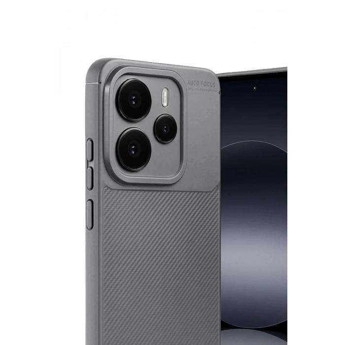 Durukar®   Note 14 5G Auto Focus Karbon Kapak - Gri