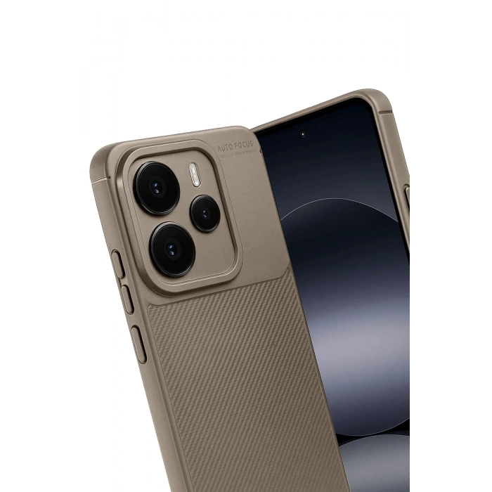 Durukar®   Note 14 5G Auto Focus Karbon Kapak - Kahverengi