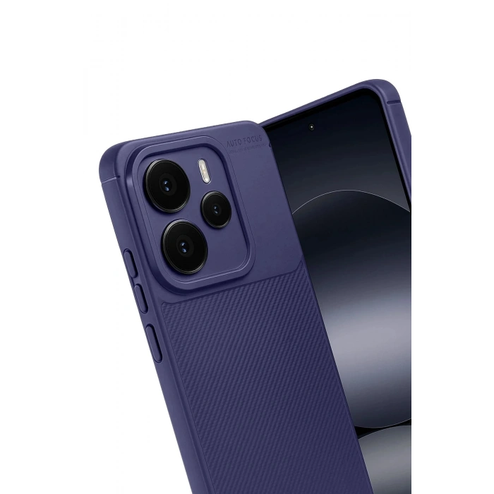 Durukar®   Note 14 5G Auto Focus Karbon Kapak - Lacivert