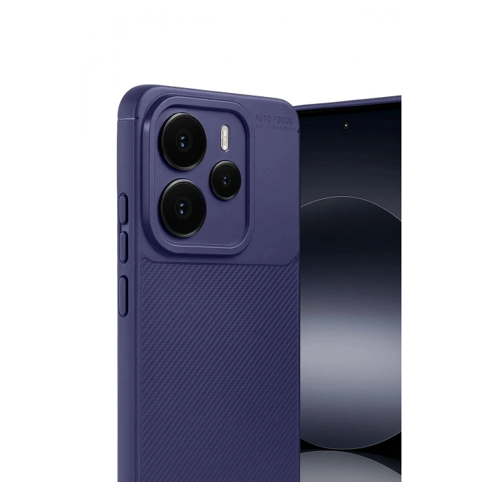 Durukar®   Note 14 5G Auto Focus Karbon Kapak - Lacivert