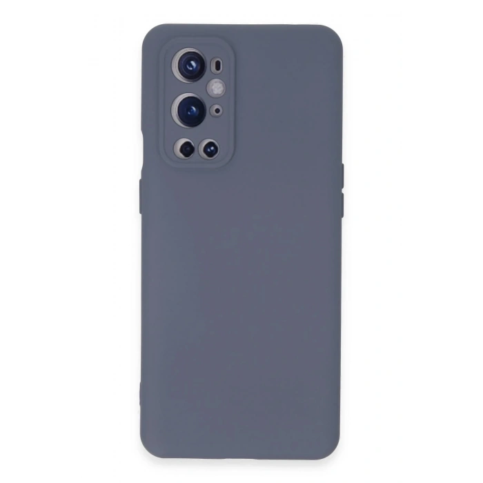 Durukar®  One Plus 9 Pro Kılıf Nano içi Kadife Silikon - Gri