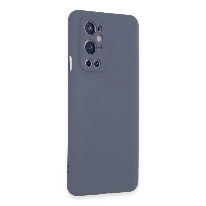 Durukar®  One Plus 9 Pro Kılıf Nano içi Kadife Silikon - Gri