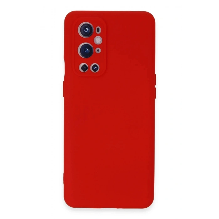 Durukar®  One Plus 9 Pro Kılıf Nano içi Kadife Silikon - Kırmızı