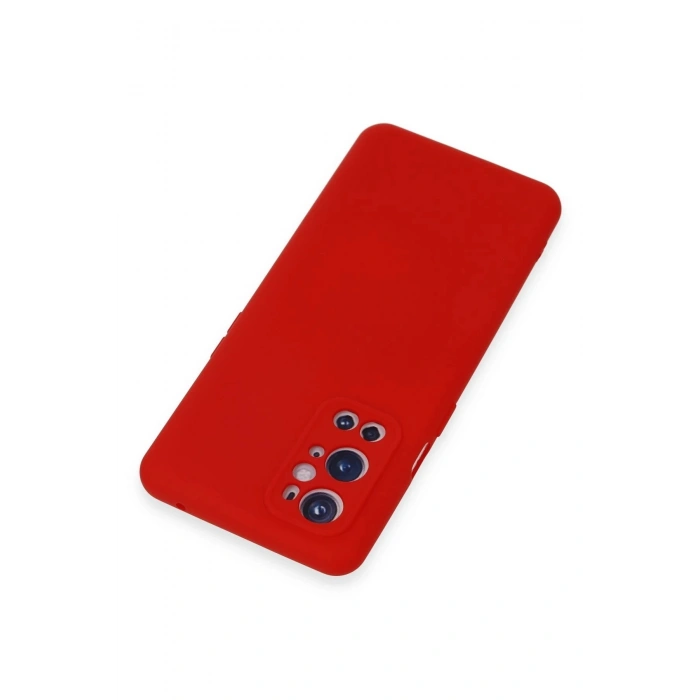 Durukar®  One Plus 9 Pro Kılıf Nano içi Kadife Silikon - Kırmızı