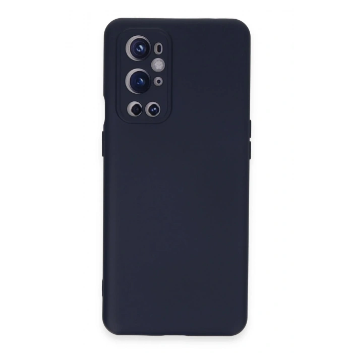 Durukar®  One Plus 9 Pro Kılıf Nano içi Kadife Silikon - Lacivert