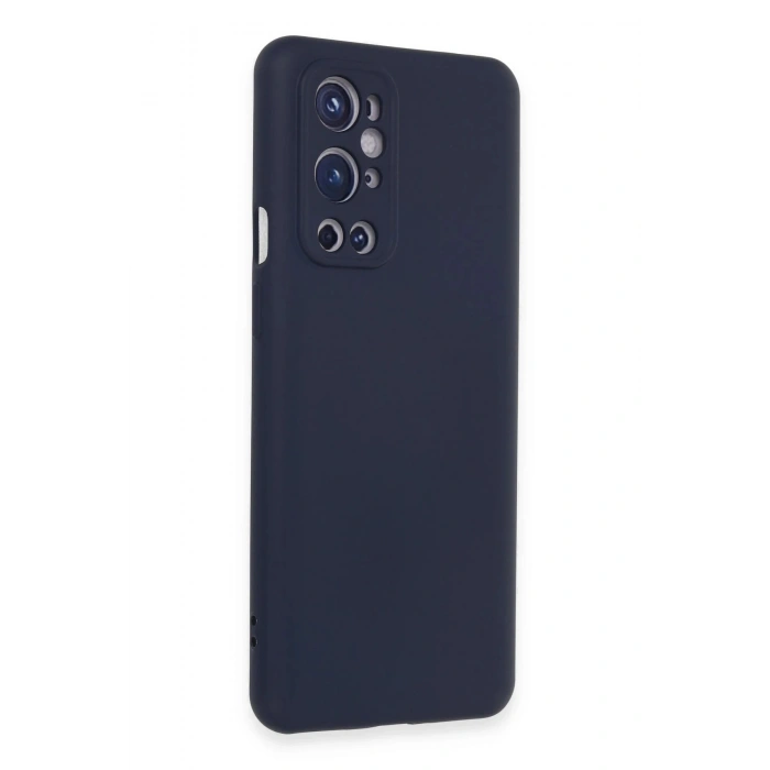 Durukar®  One Plus 9 Pro Kılıf Nano içi Kadife Silikon - Lacivert