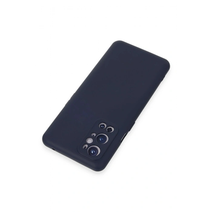 Durukar®  One Plus 9 Pro Kılıf Nano içi Kadife Silikon - Lacivert