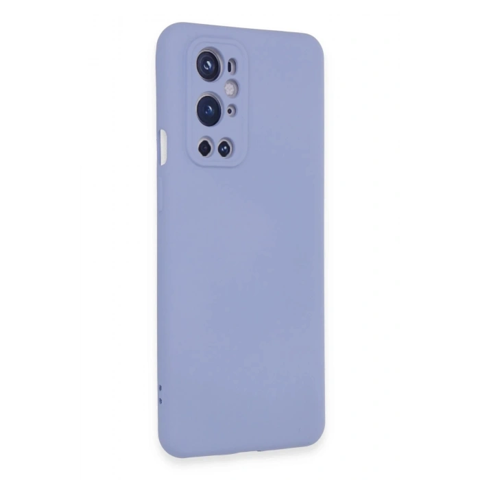 Durukar®  One Plus 9 Pro Kılıf Nano içi Kadife Silikon - Mavi