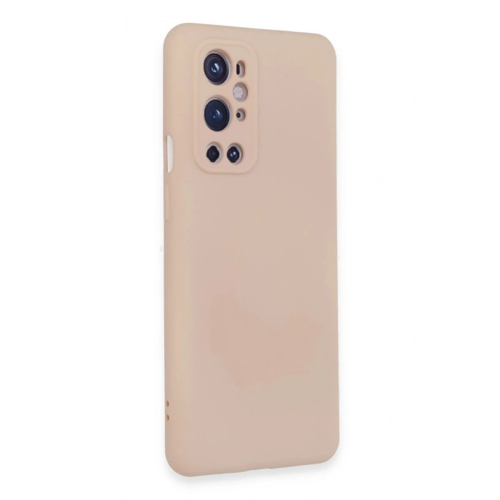 Durukar®  One Plus 9 Pro Kılıf Nano içi Kadife Silikon - Pudra