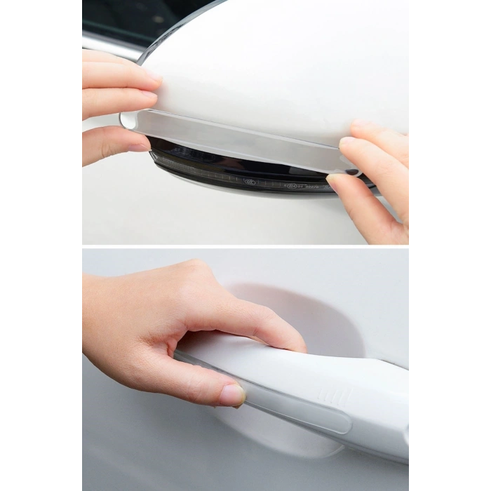 Durukar® Oto Darbe Koruyucu Şeffaf Kendiliğinden Yapışkanlı Bantlar 4 Adet