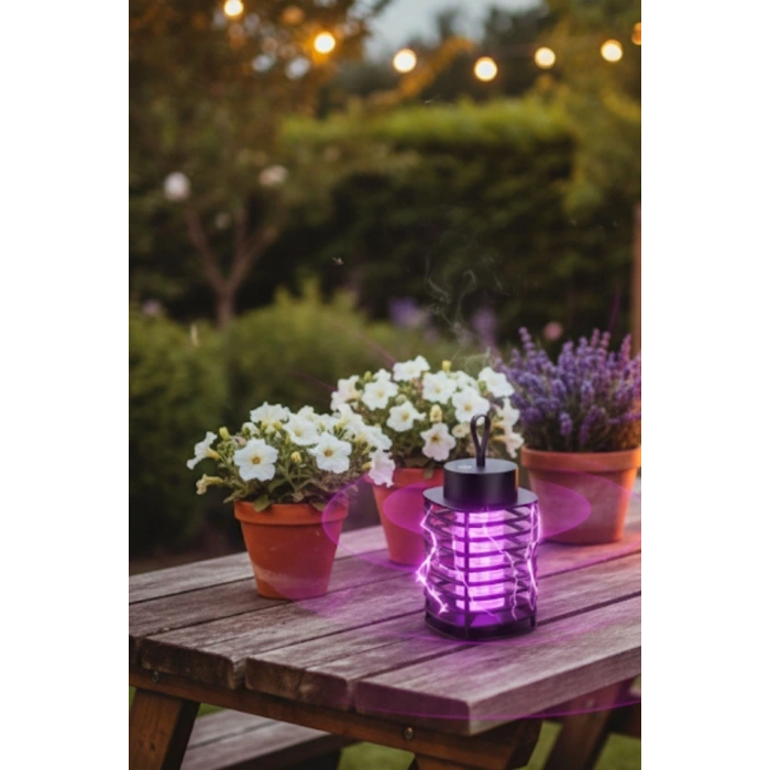 Durukar® Otomatik Akıllı Sivrisinek Öldürme Lambası Şarj Elektrik Çarpması Sivrisinek Kovucu Lamba Öldürmek Masaüstü Duvar Asmak Sinek Kıran Y20