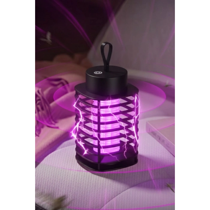 Durukar® Otomatik Akıllı Sivrisinek Öldürme Lambası Şarj Elektrik Çarpması Sivrisinek Kovucu Lamba Öldürmek Masaüstü Duvar Asmak Sinek Kıran Y20