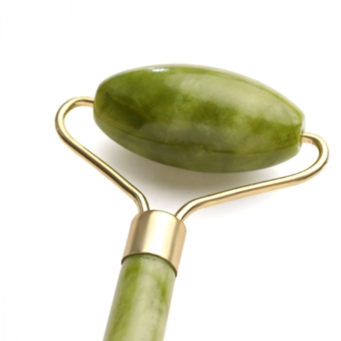 Durukar® Özel Süngerli Kutusunda Kırılmaz Çift Taraflı 2li Cilt Yüz Masaj Aleti Jade Roller Yeşim Taş