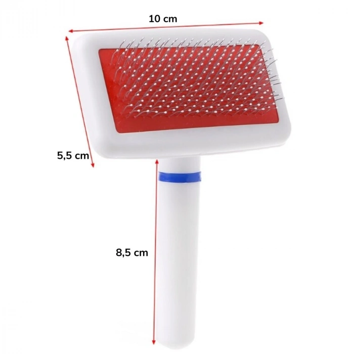 Durukar® Paslanmaz Evcil Hayvan Kedi Köpek Tüy Tarama Toplama Fırçası Kolay Temizlenir Bakım Aleti