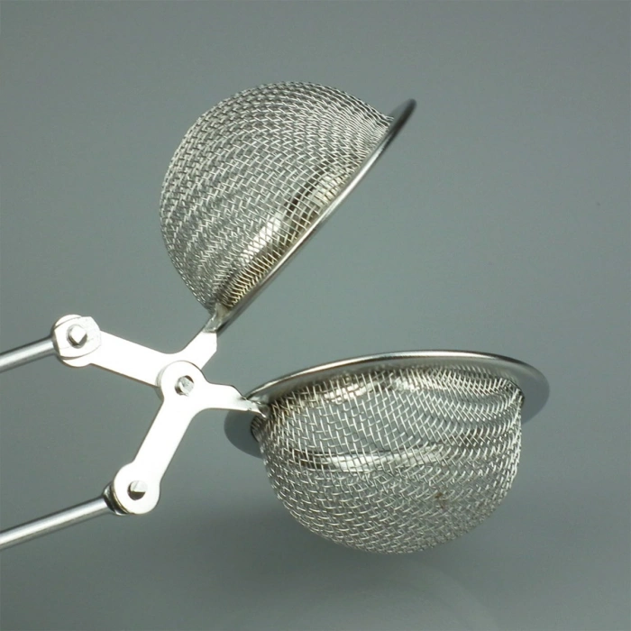 Durukar® Paslanmaz Metal Pratik Kolay Bitki Çayı Demleme Süzgeci Aparatı