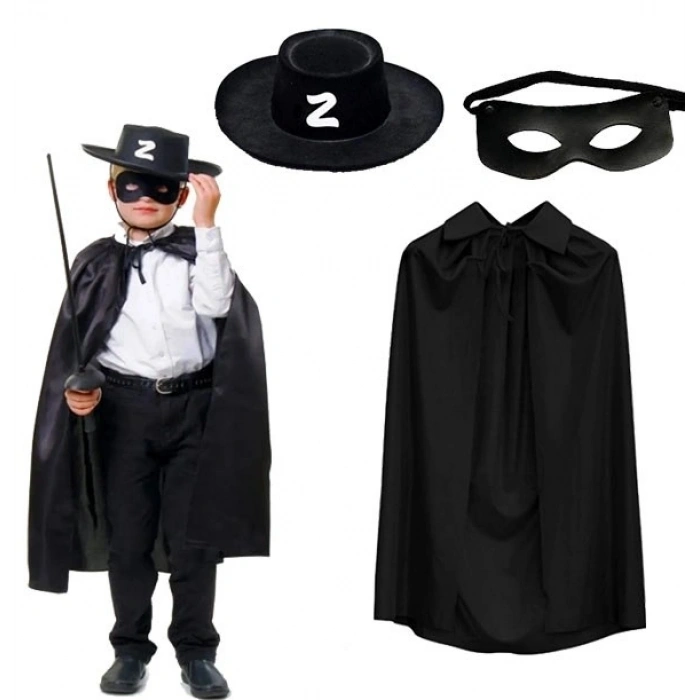 Durukar®  Pelerini Şapkası ve Maske Seti Çocuk Boy