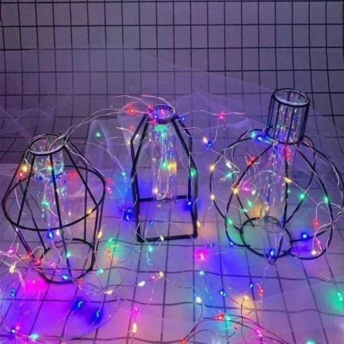 Durukar® Pilli Dekoratif Peri Led Işık 3 Metre (RGB) Gaming Aydınlatma