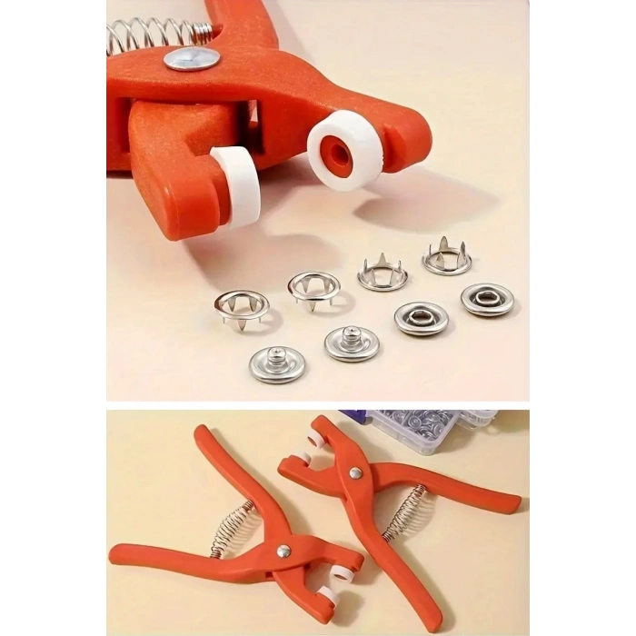 Durukar® Plastik Çıt Çıt Pensi–Kıyafet, Bebek Önlüğü, Gömlek ve Tekstil Ürünleri İçin Çıtçıt Takma Aleti