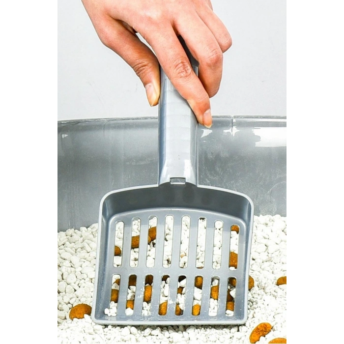 Durukar® Plastik Evcil Hayvan Kedi Kumu Temizleme Eleme Küreği