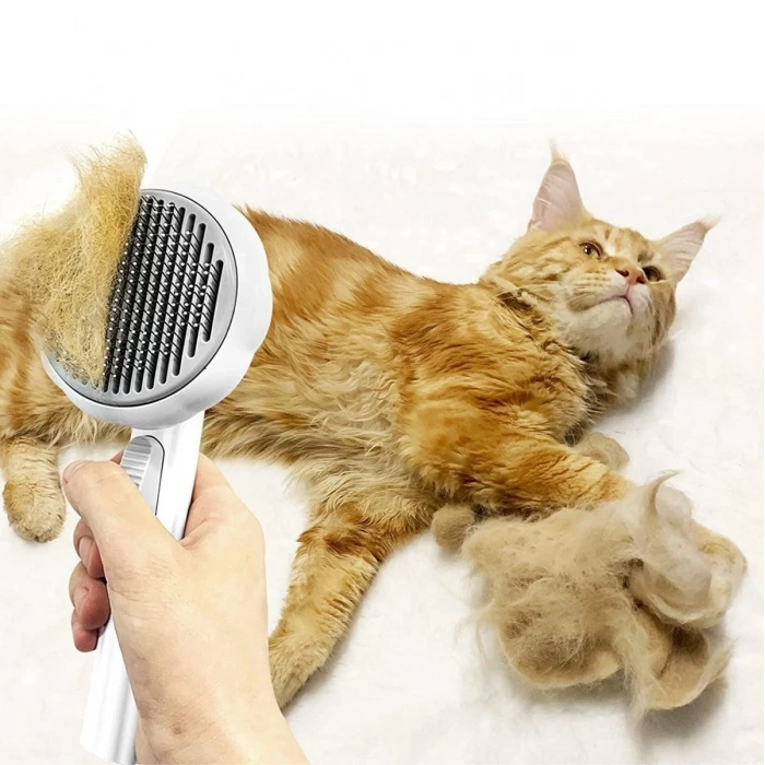 Durukar Plastik Yeşil Evcil Hayvan Bakım  Pet Fırçası Çok Amaçlı Pet Fırçası Yeşil