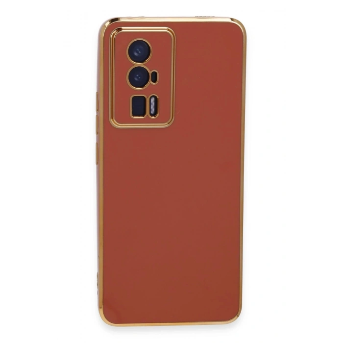 Durukar®   Poco F5 Pro Kılıf Volet Silikon - Kırmızı