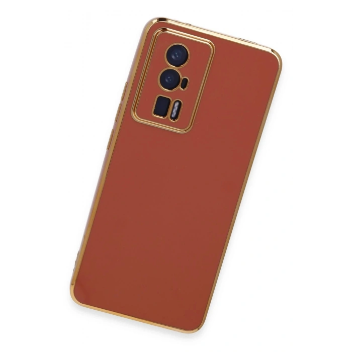 Durukar®   Poco F5 Pro Kılıf Volet Silikon - Kırmızı
