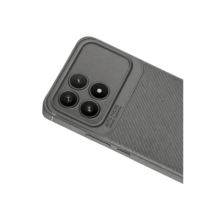 Durukar®   Poco F8 Pro Auto Focus Karbon Kapak - Gri