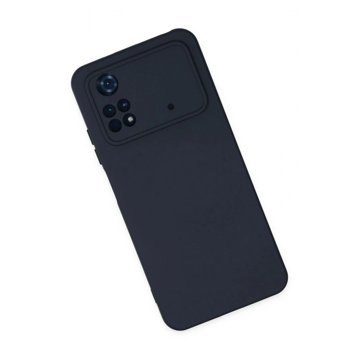 Durukar®   Poco M4 Pro 4G Kılıf Nano içi Kadife Silikon - Lacivert