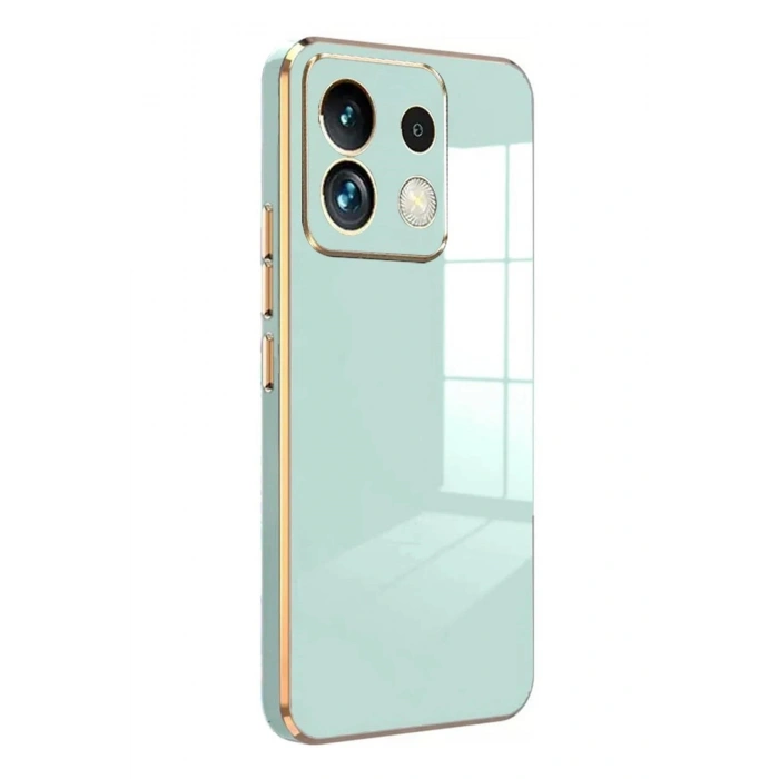 Durukar®   Poco M6 Pro 4G Kılıf Volet Silikon - Açık Yeşil