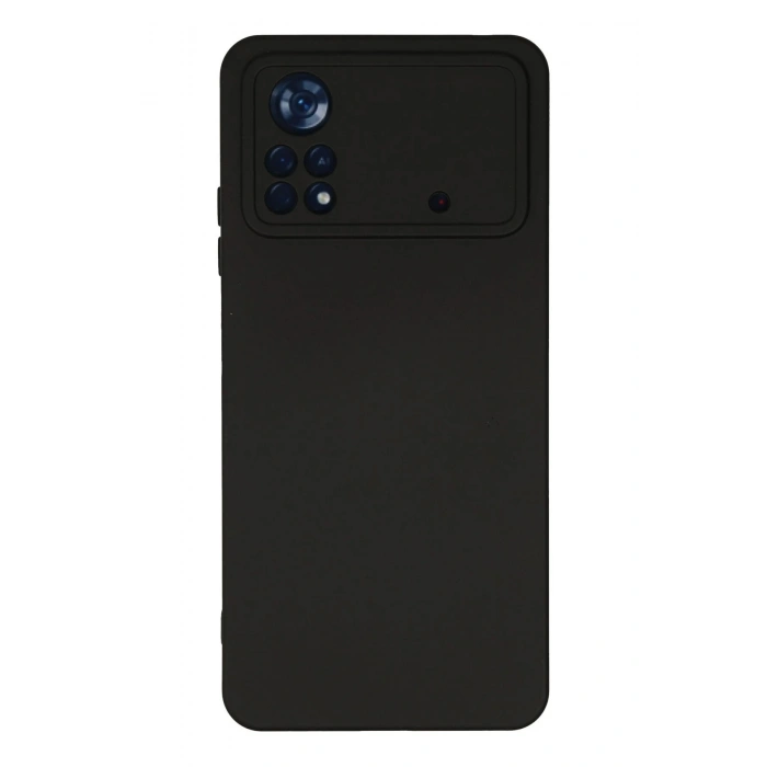 Durukar®   Poco X4 Pro 5G Kılıf Nano içi Kadife Silikon - Siyah