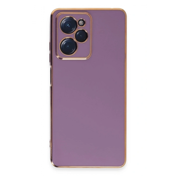 Durukar®   Poco X5 Pro 5G Kılıf Volet Silikon - Mor