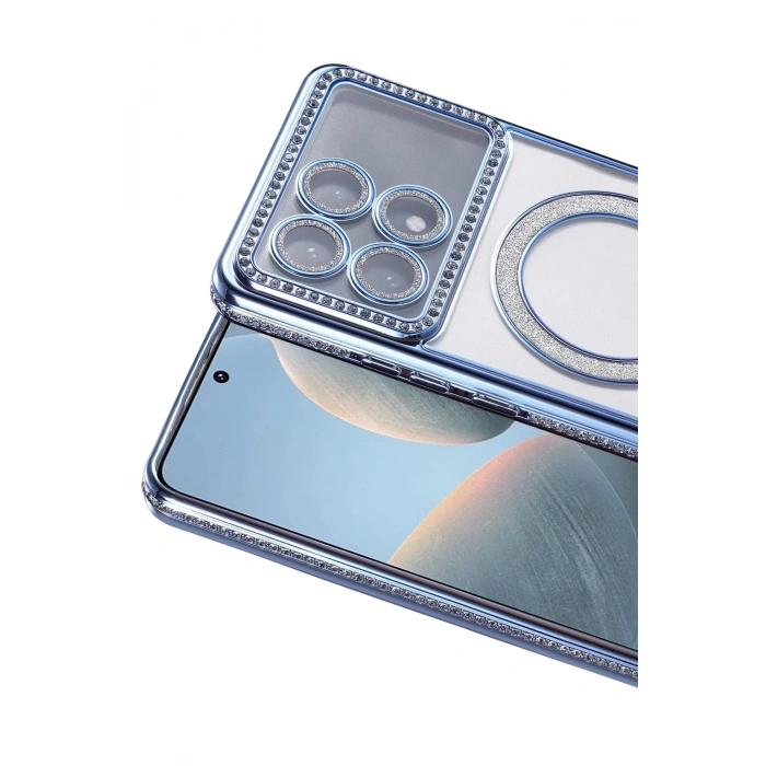 Durukar®   Poco X6 Pro Joke Simli Magneticsafe Kılıf - Mavi