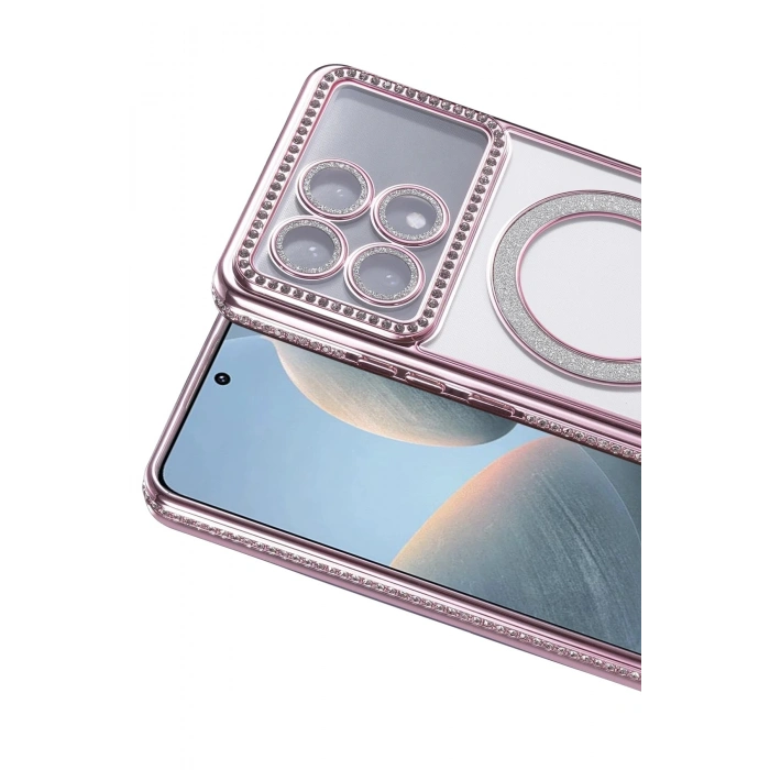 Durukar®   Poco X6 Pro Joke Simli Magneticsafe Kılıf - Pembe