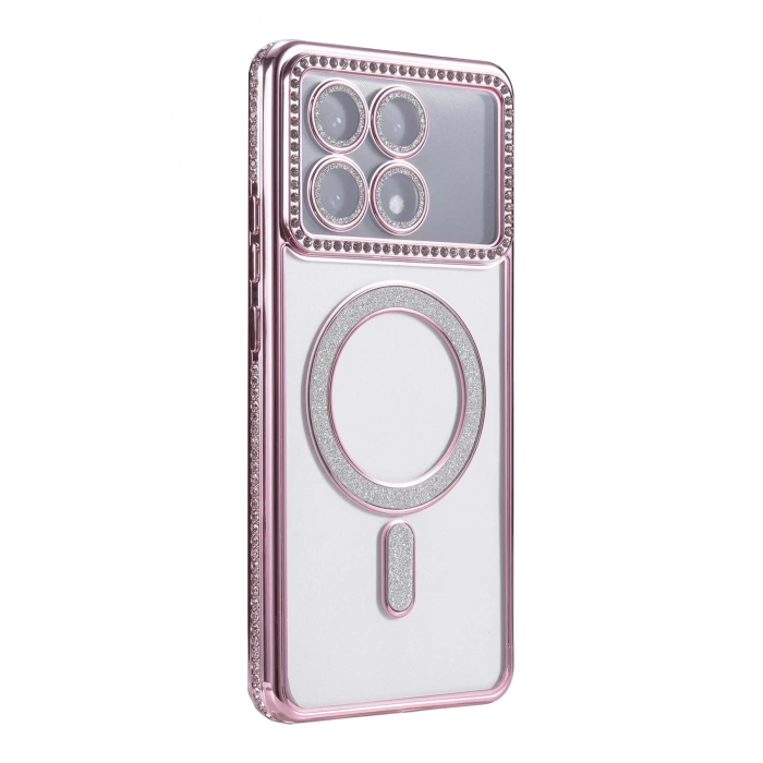 Durukar®   Poco X6 Pro Joke Simli Magneticsafe Kılıf - Pembe
