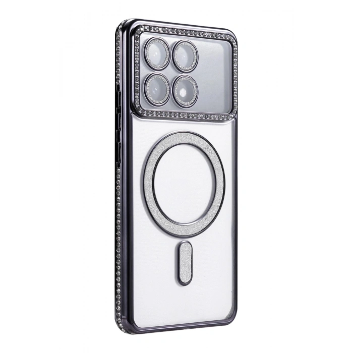 Durukar®   Poco X6 Pro Joke Simli Magneticsafe Kılıf - Siyah
