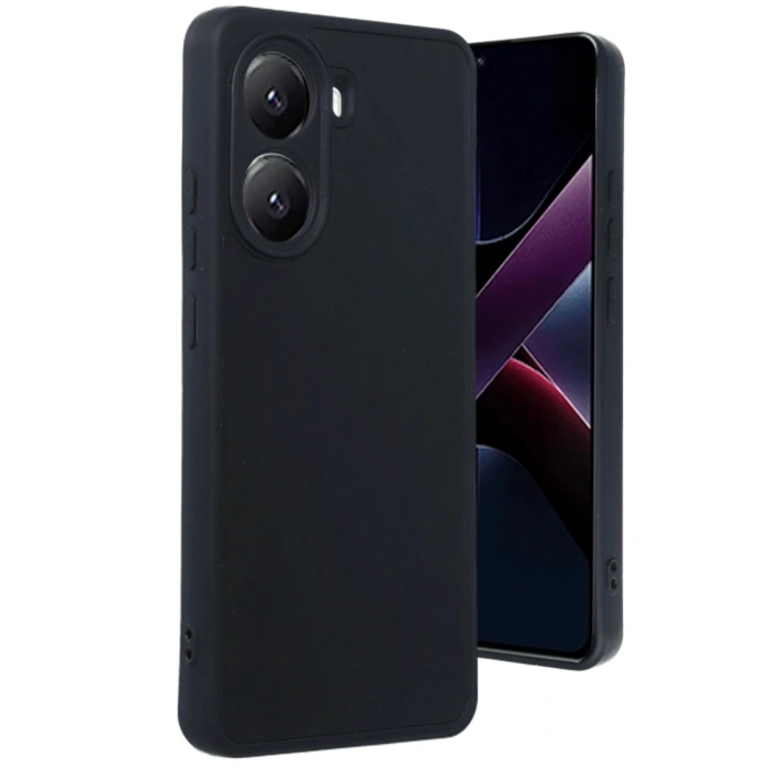 Durukar®   Poco X7 Pro Kılıf Aras Deri Kapak - Siyah