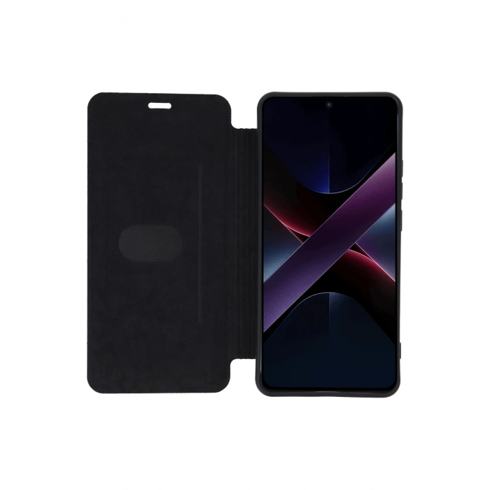 Durukar®   Poco X7 Pro Kılıf Flip Cover - Siyah