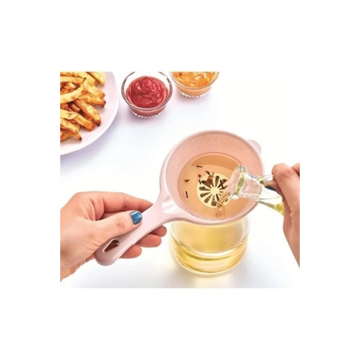 Durukar® Practical Fine Sieve Kitchen Tool Liquid Oil Strainer