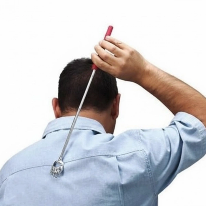 Durukar® Pratik Kolay Teleskopik Metal Sırt Kaşıma Kaşağı Aleti Aparatı