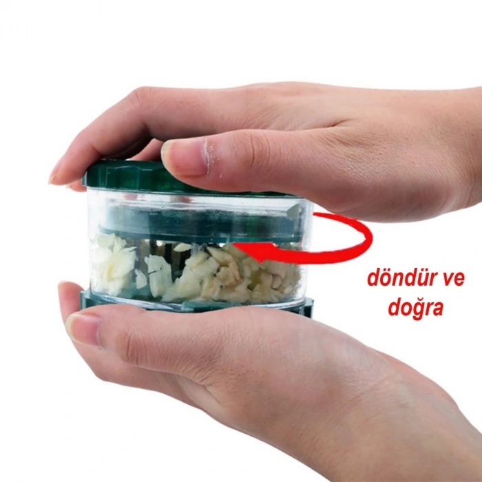 Durukar® Pratik Sarımsak Ezme Doğrama Rendeleme  Öğütme Aleti Aparatı