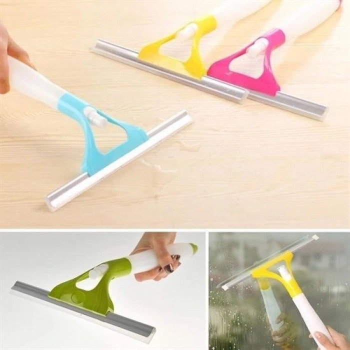 Durukar® Pratik Spreyli Cam Sil Pencere Ayna Tezgah Duşakabin Temizleyici Püskürtmeli Silme Aparatı