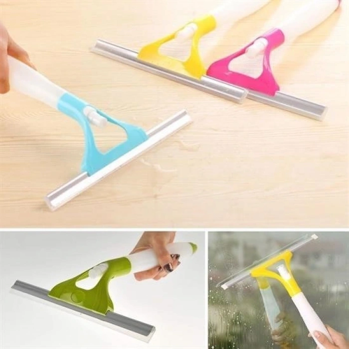 Durukar® Practical Spray Window Mirror Countertop Shower Enclosure Cleaner Spraying Wiping Apparatus