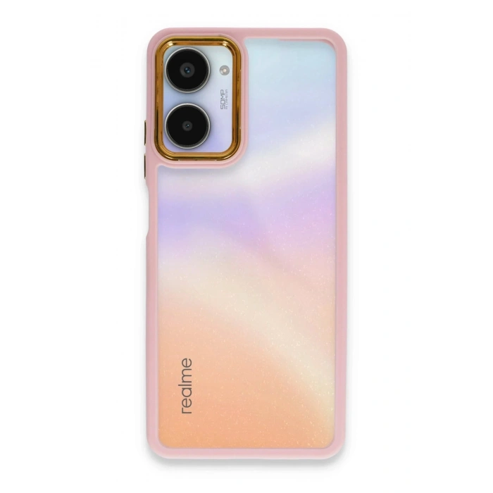 Durukar®  Realme 10 Pro 5G Kılıf Dora Kapak - Pudra